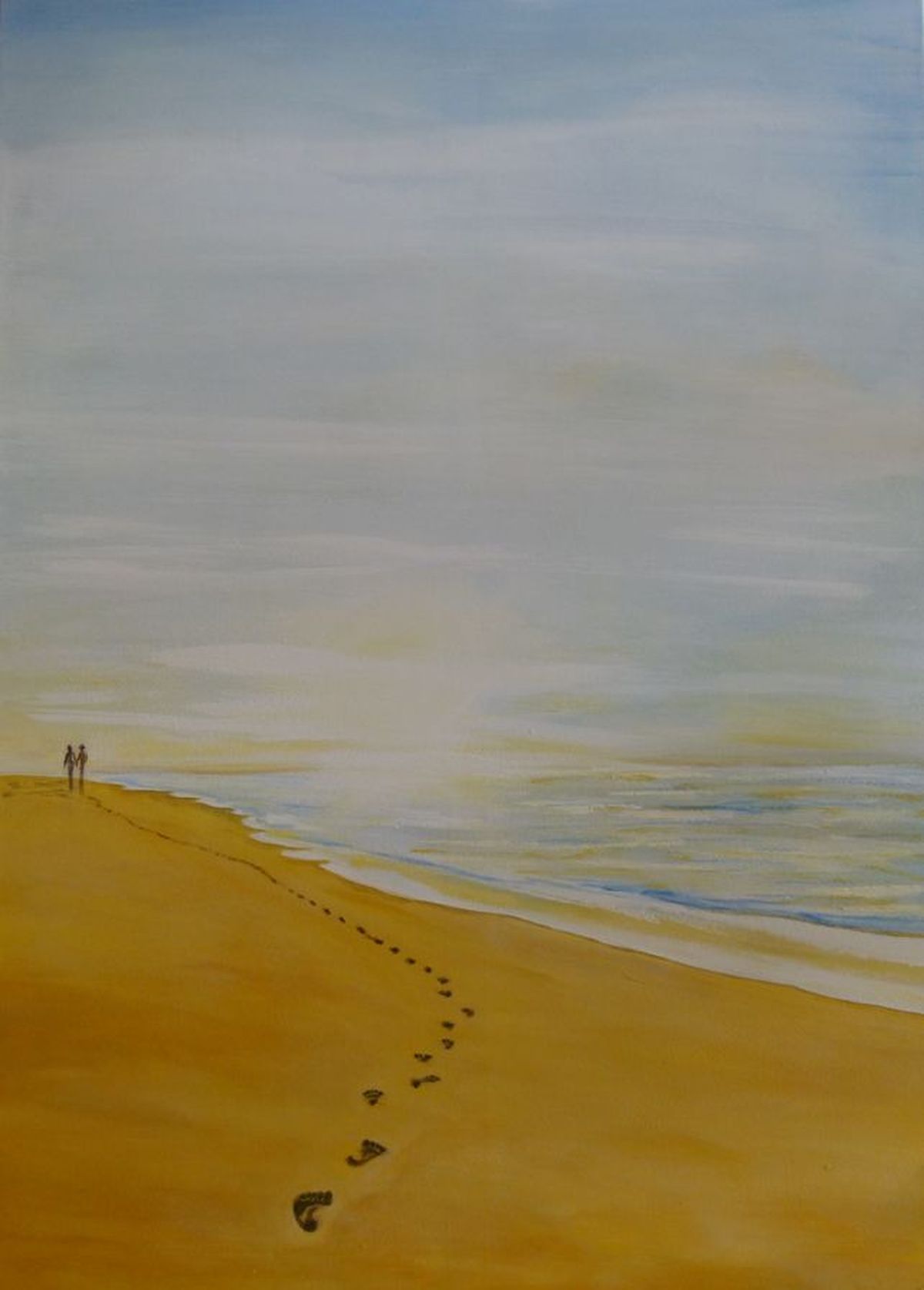 Spuren im Sand