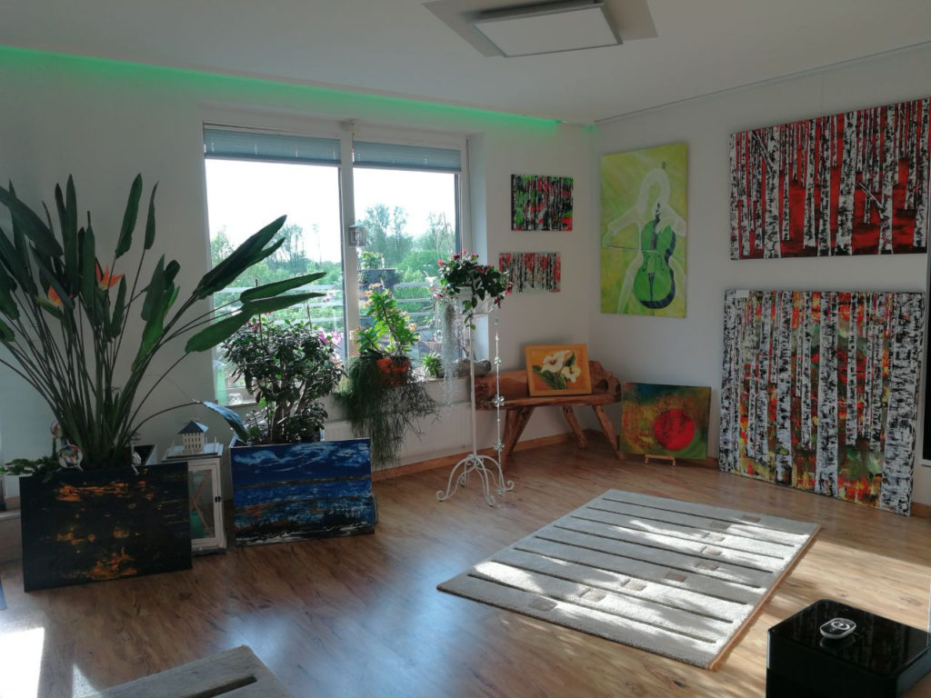 Empfang in meinem Atelier