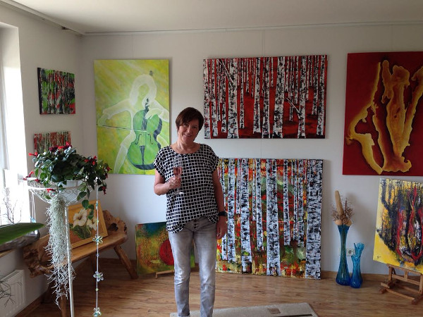Empfang in meinem Atelier