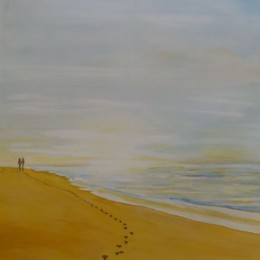 Spuren im Sand