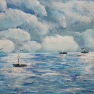 Schiffe auf dem Meer